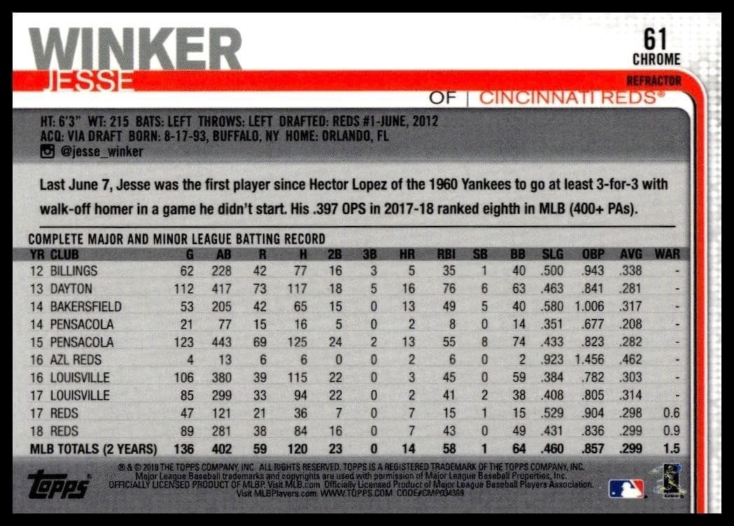 Jesse Winker - Back