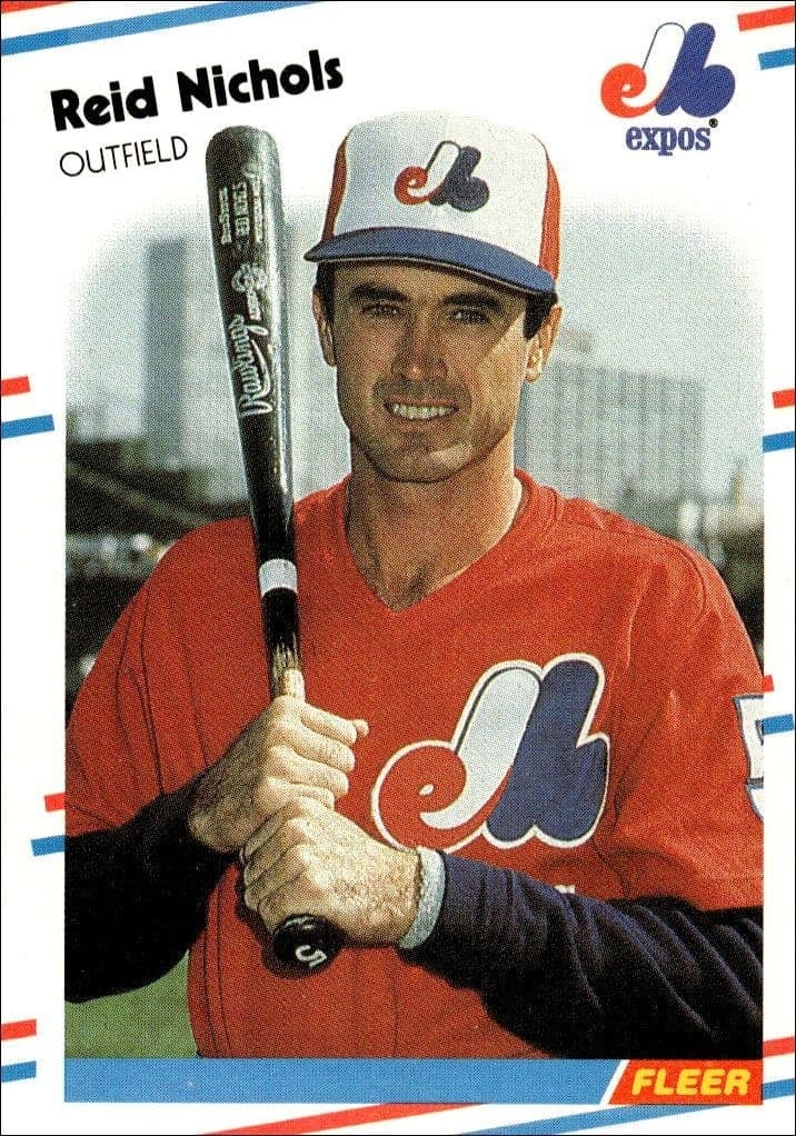 1988 Fleer Reid Nichols #191 trading card
