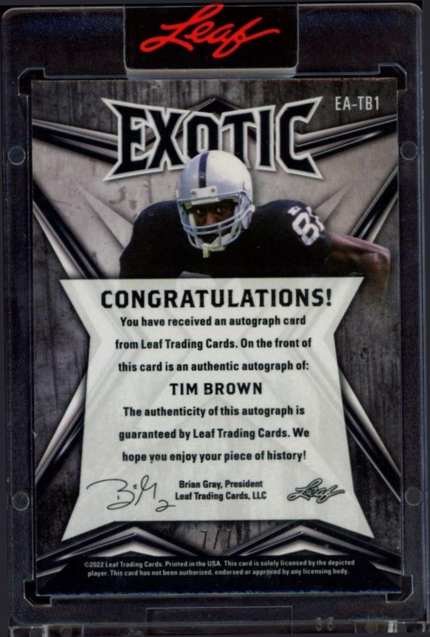 Tim Brown - Back
