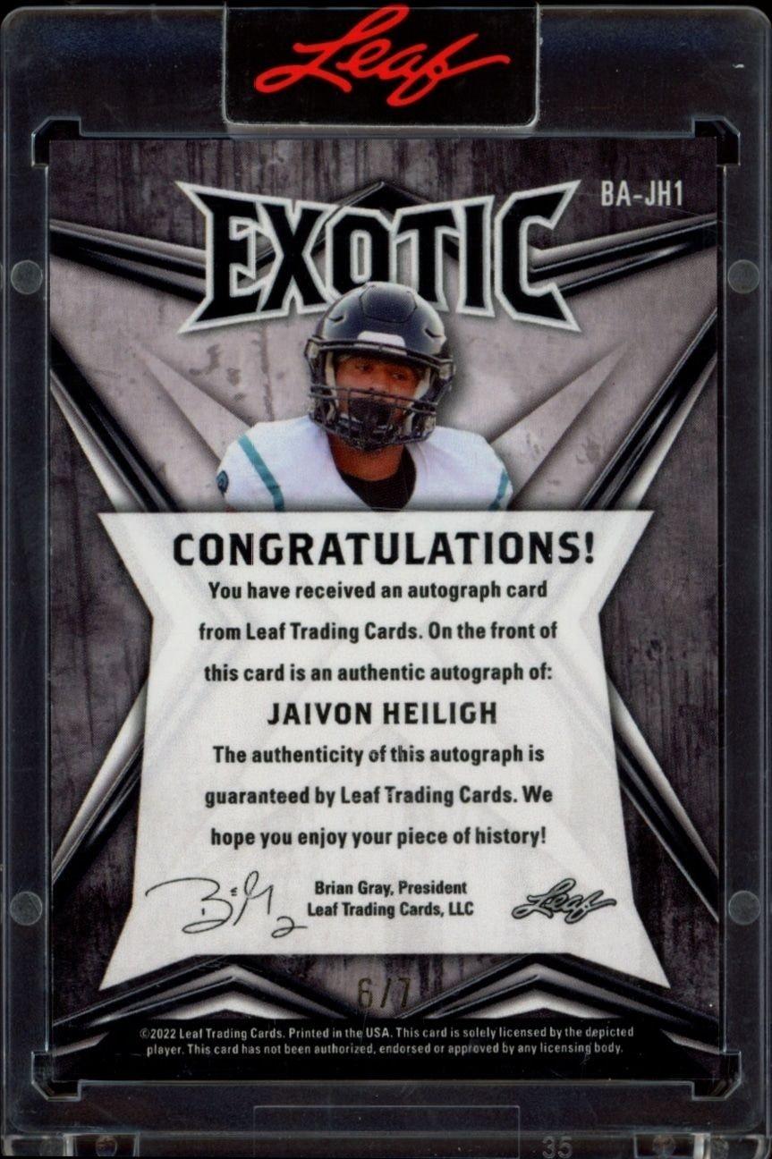 Jaivon Heiligh - Back