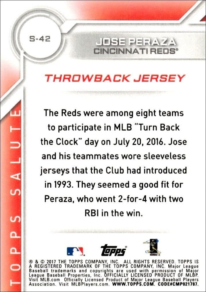 Jose Peraza - Back