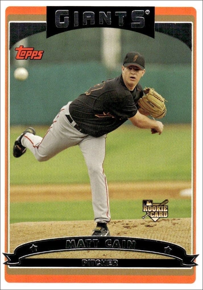 2006 Topps Matt Cain #636 trading card