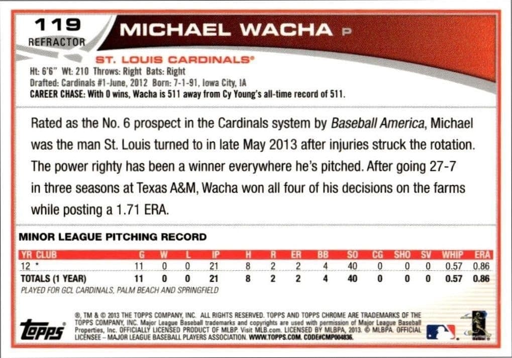 Michael Wacha - Back
