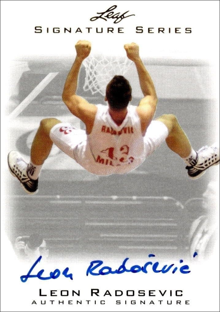 2012 Leaf Signature Series Leon Radosevic #BA-LR1 trading card
