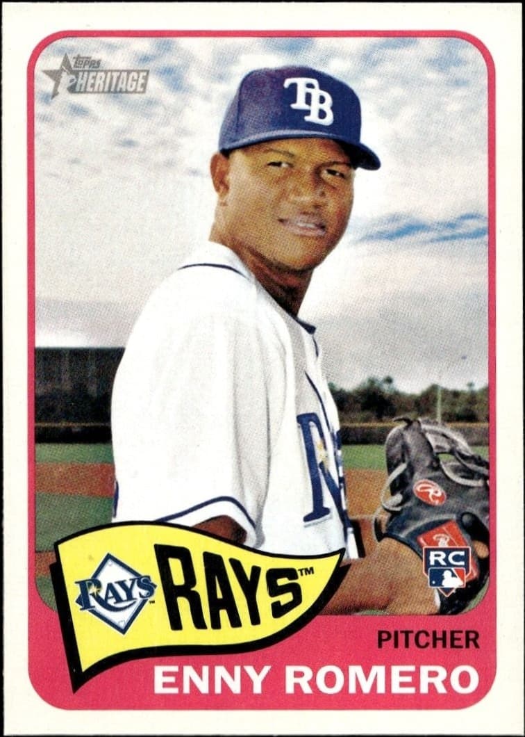 2014 Topps Heritage High Number Enny Romero #H506 trading card