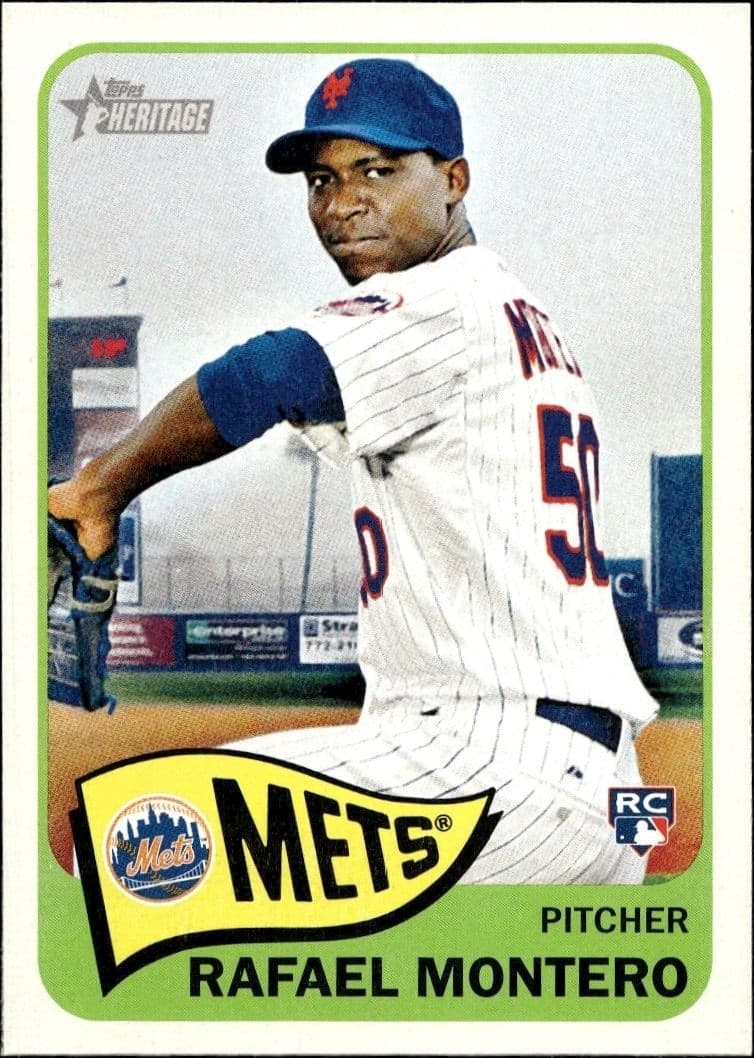 2014 Topps Heritage High Number Rafael Montero #H545 trading card