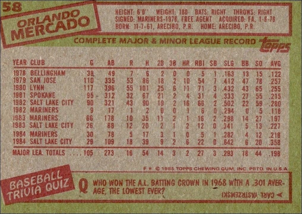 Orlando Mercado - Back