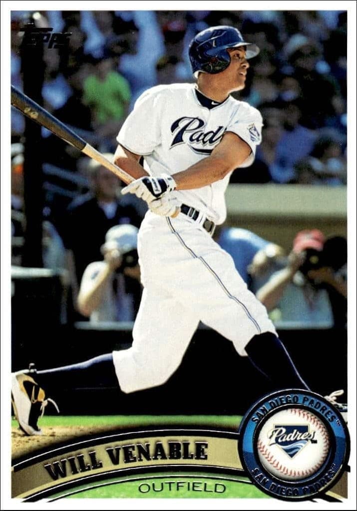 2011 Topps Series 2 Will Venable #463 trading card