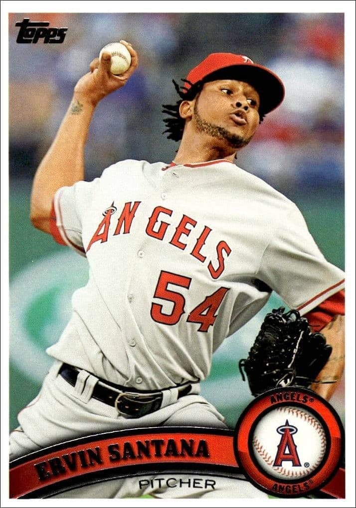 2011 Topps Series 2 Ervin Santana #439 trading card