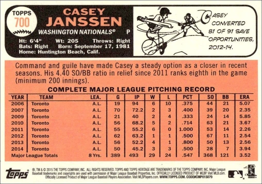 Casey Janssen - Back
