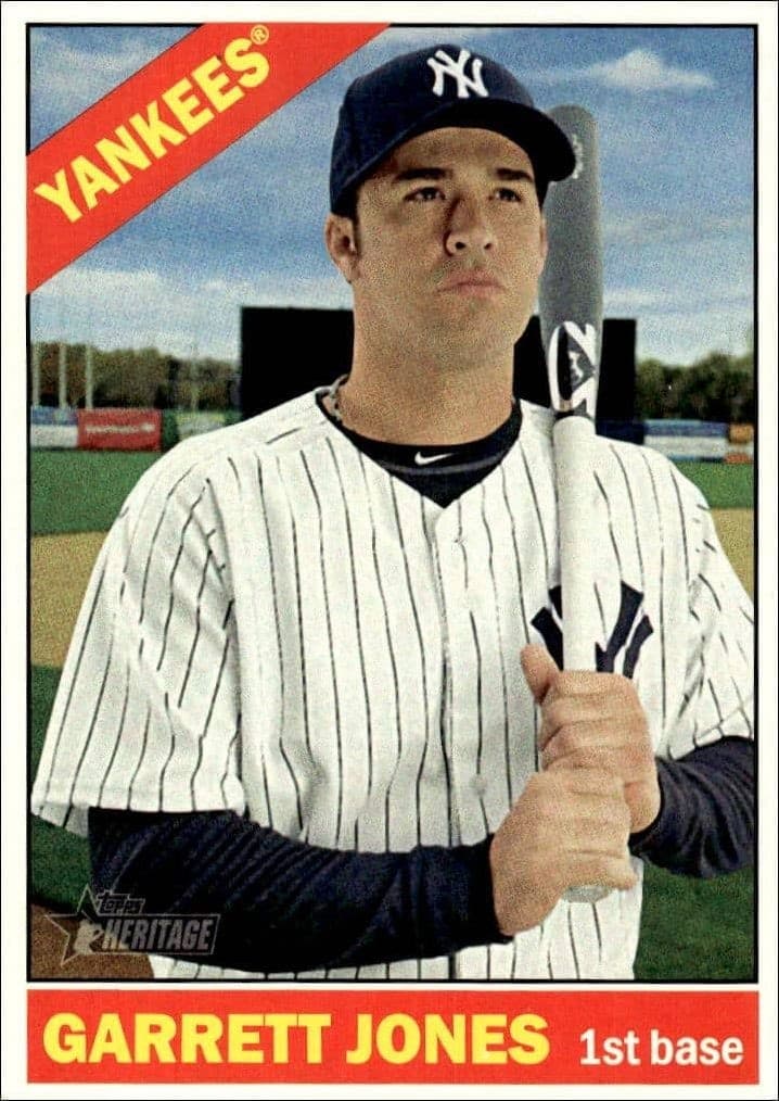 2015 Topps Heritage High Number Garrett Jones #579 trading card