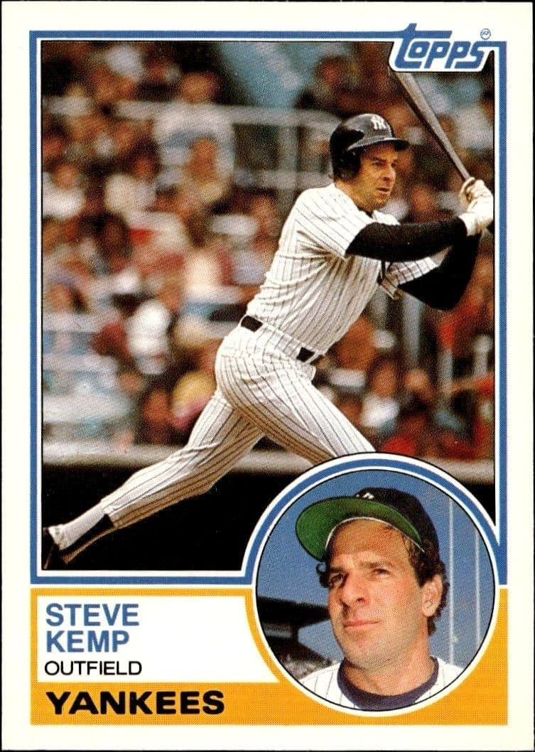 1983 Topps Traded Steve Kemp #53T trading card
