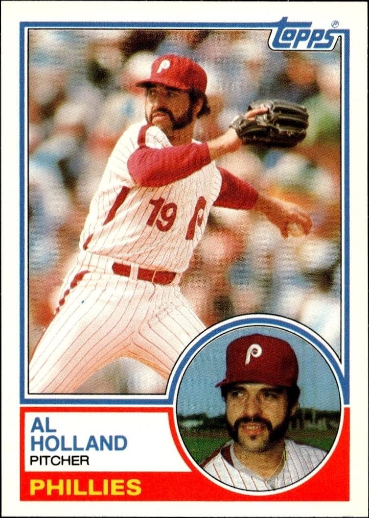 1983 Topps Traded Al Holland #46T trading card