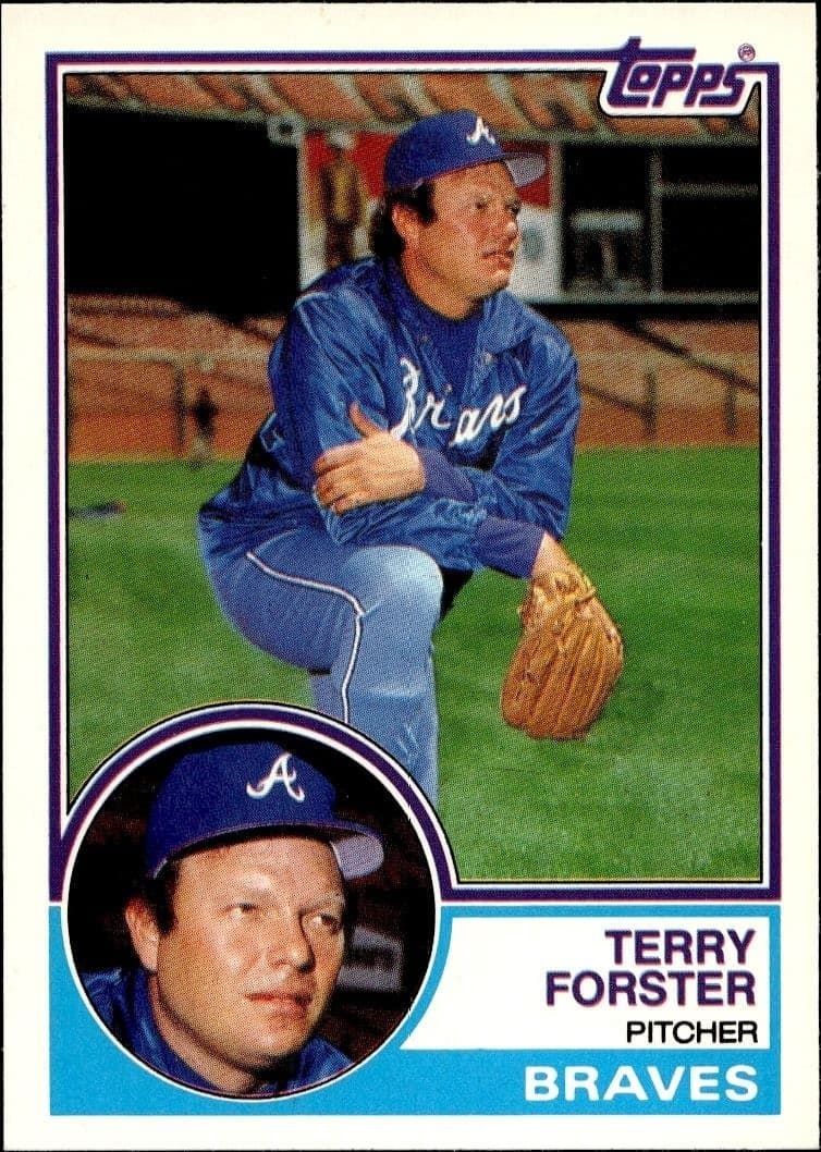 1983 Topps Traded Terry Forster #33T trading card