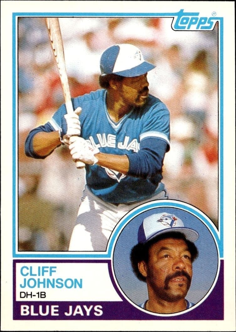 1983 Topps Traded Cliff Johnson #49T trading card