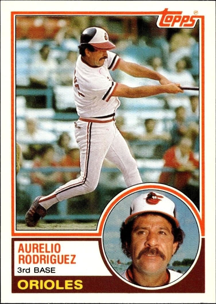 1983 Topps Traded Aurelio Rodriguez #97T trading card