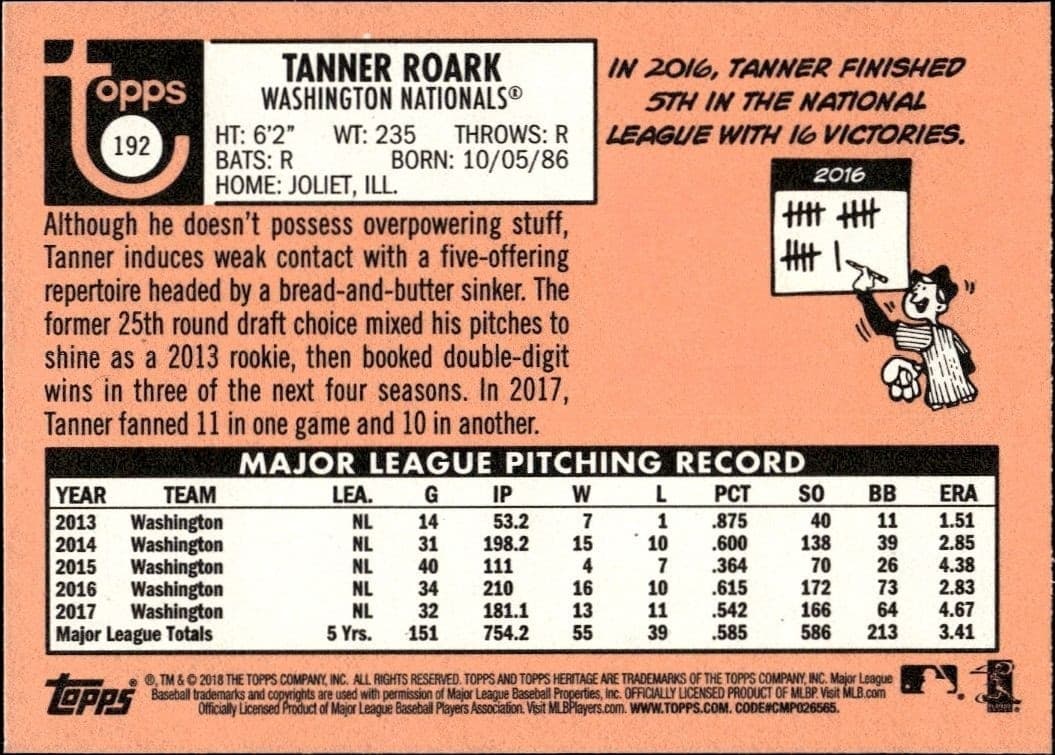 Tanner Roark - Back