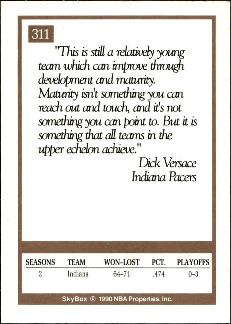 Dick Versace - Back