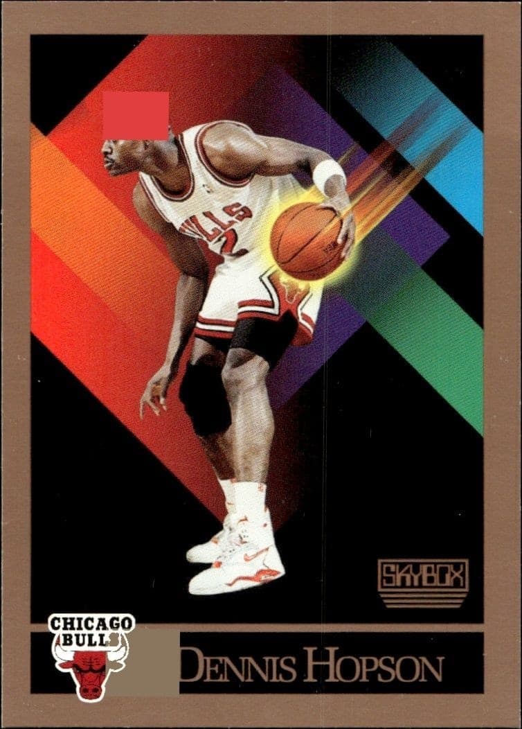 1990-91 Skybox Dennis Hopson #371 trading card