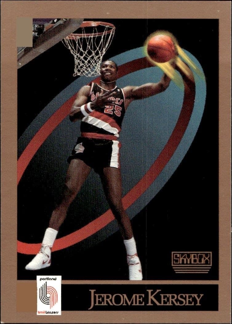 1990-91 Skybox Jerome Kersey #236 trading card