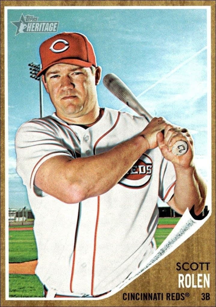 2011 Topps Heritage Scott Rolen #205 trading card