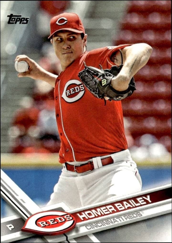 2017 Topps Series 1 Homer Bailey #200 trading card