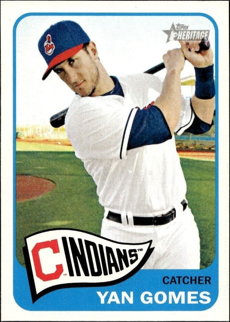 2014 Topps Heritage High Number Yan Gomes #H598 trading card