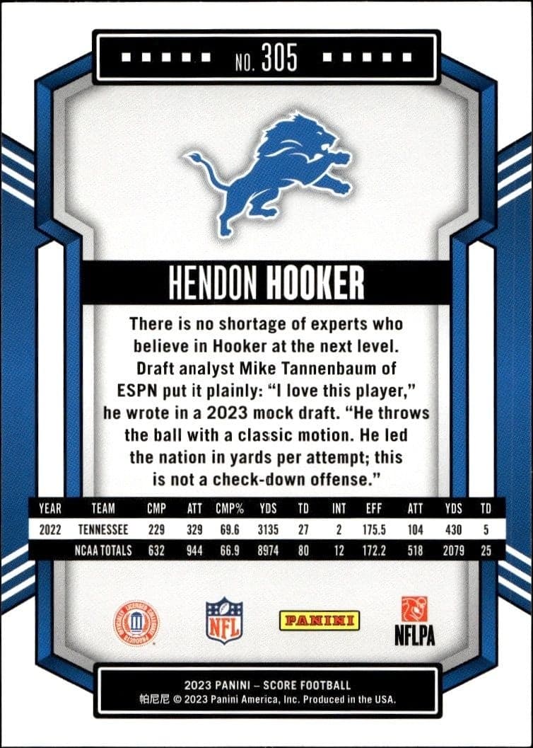 Hendon Hooker - Back