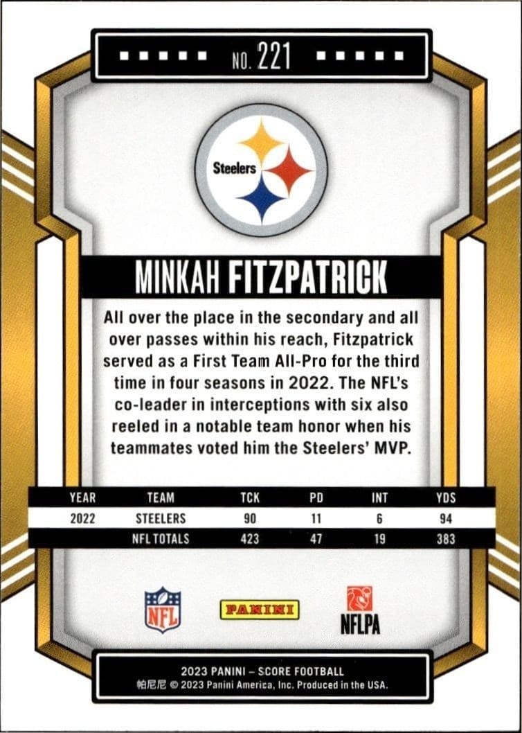 Minkah Fitzpatrick - Back