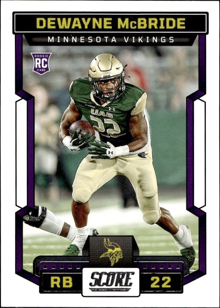 2023 Panini Score DeWayne McBride #333 trading card