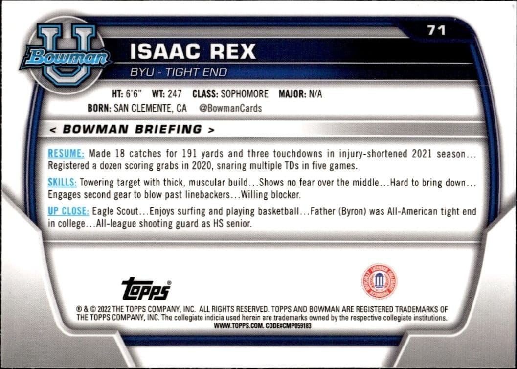 Isaac Rex - Back