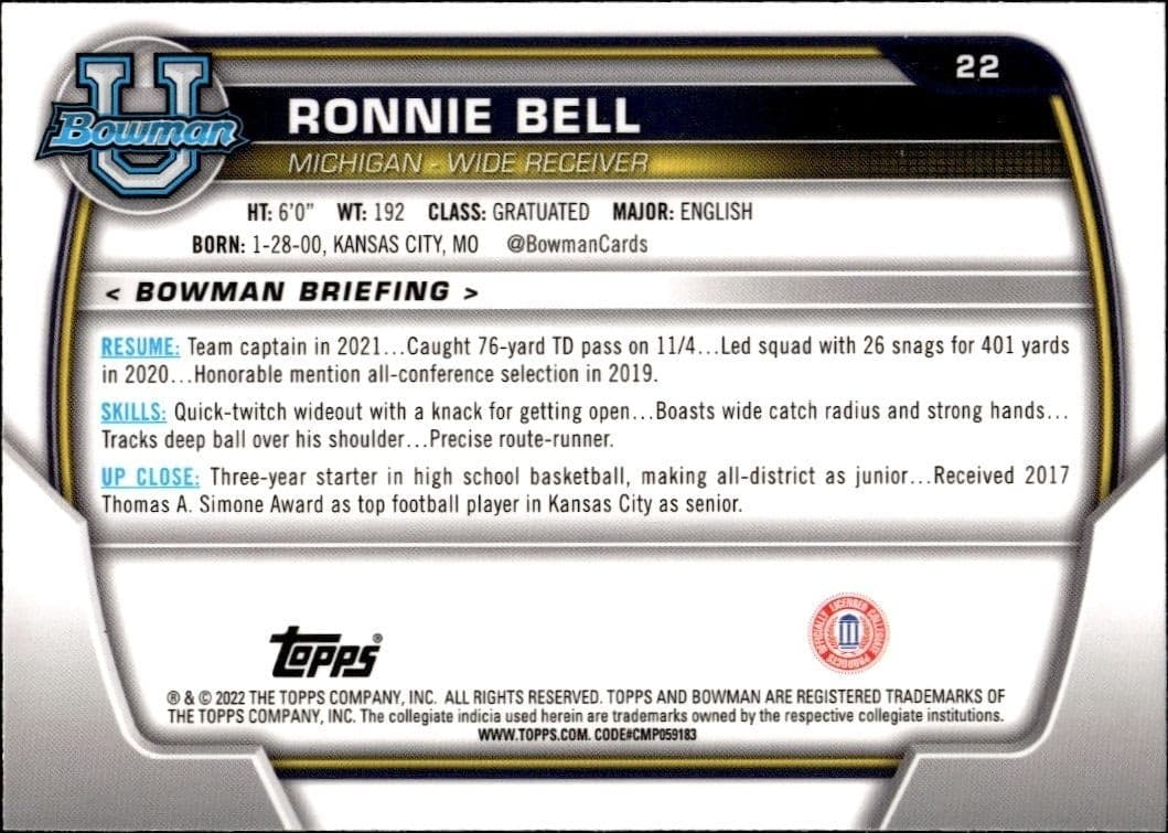 Ronnie Bell - Back
