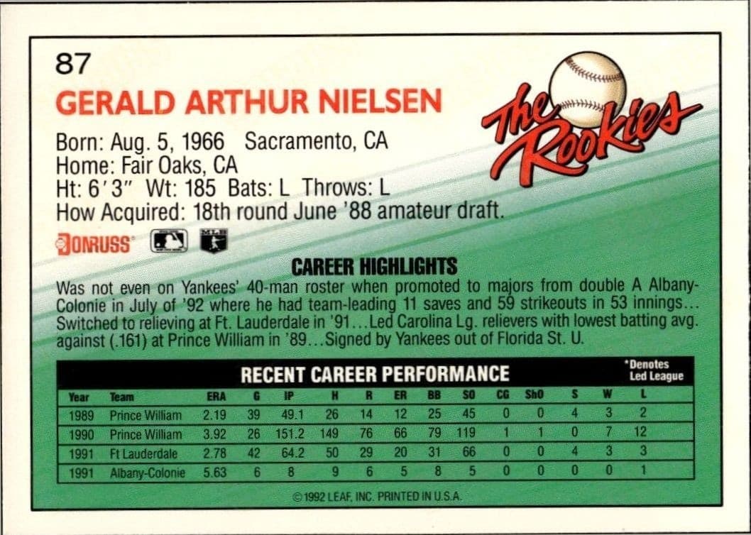 Jerry Nielsen - Back