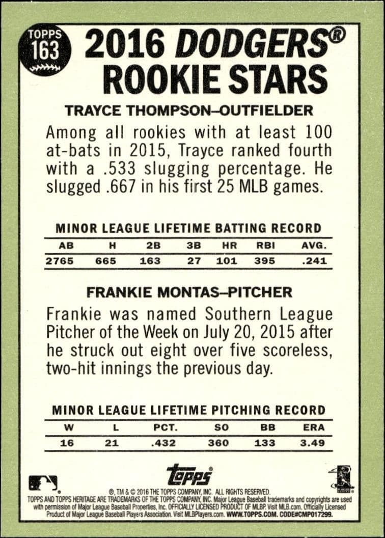 Trayce Thompson - Back