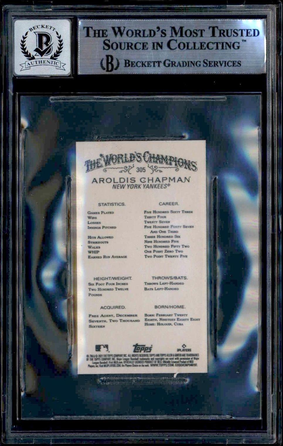 Aroldis Chapman - Back
