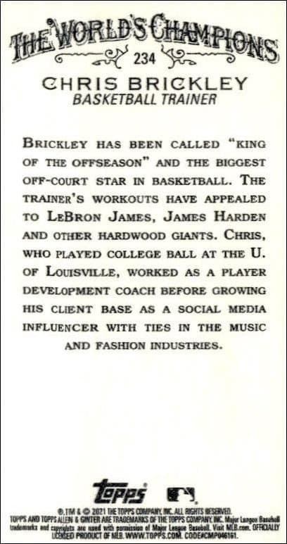 Chris Brickley - Back