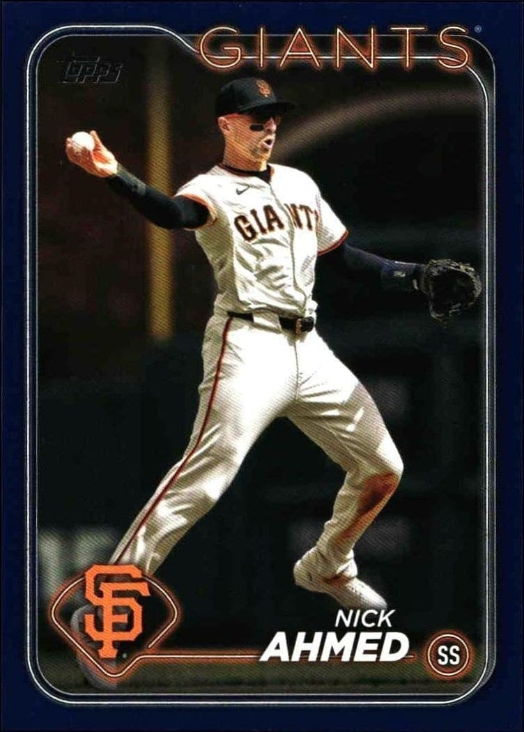 2024 Topps Update Series Nick Ahmed #US98 trading card