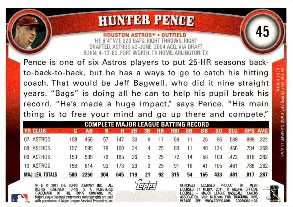 Hunter Pence - Back