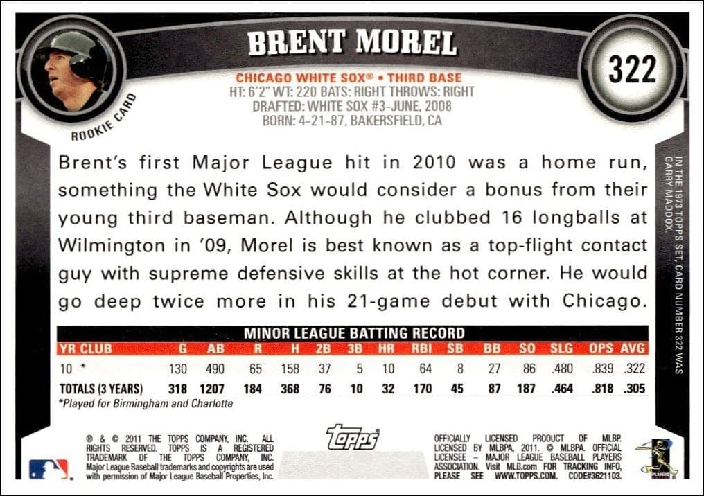 Brent Morel - Back