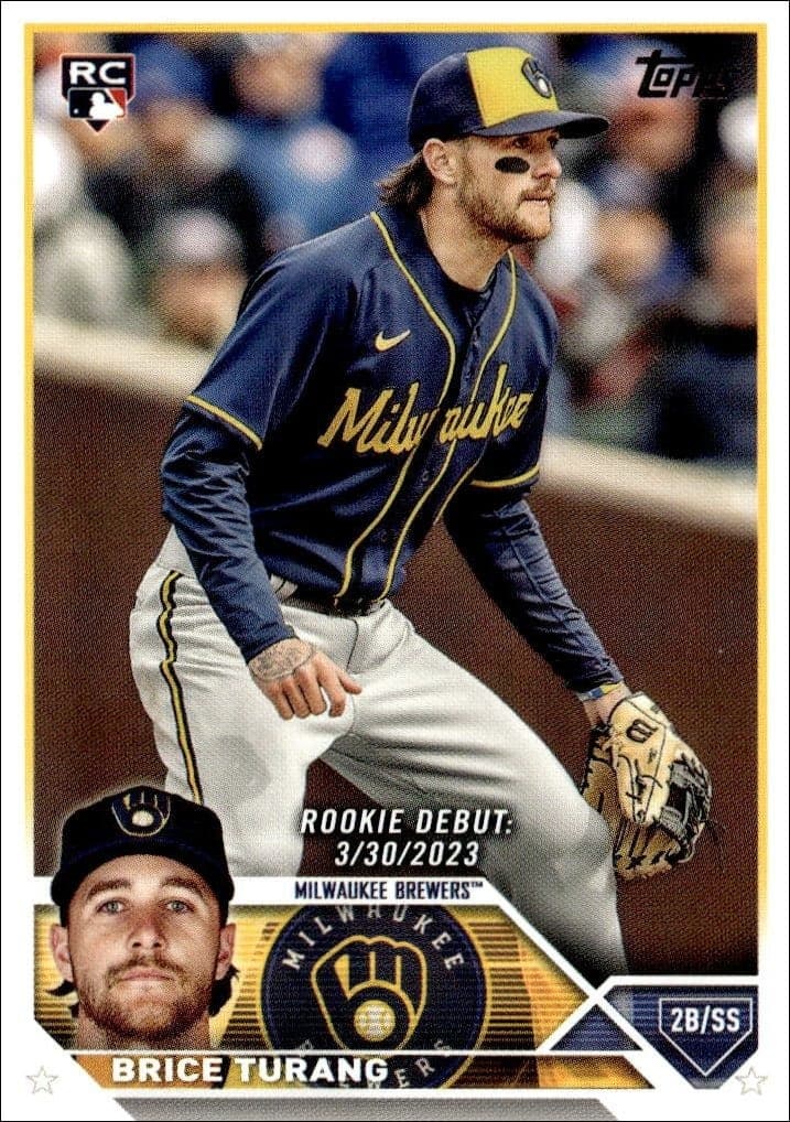 2023 Topps Update Series Brice Turang #US101 trading card