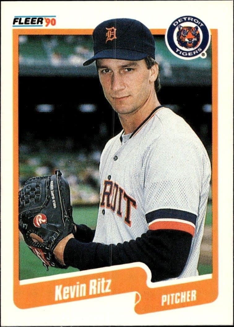 1990 Fleer Kevin Ritz #613 trading card