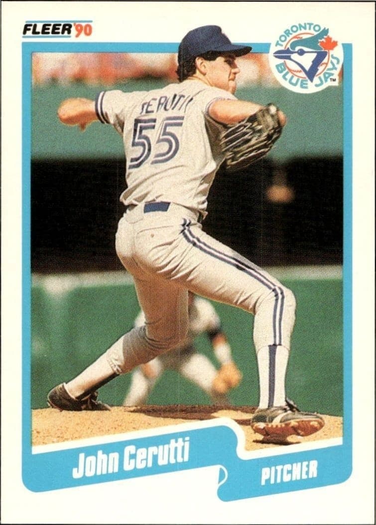 1990 Fleer John Cerutti #78 trading card