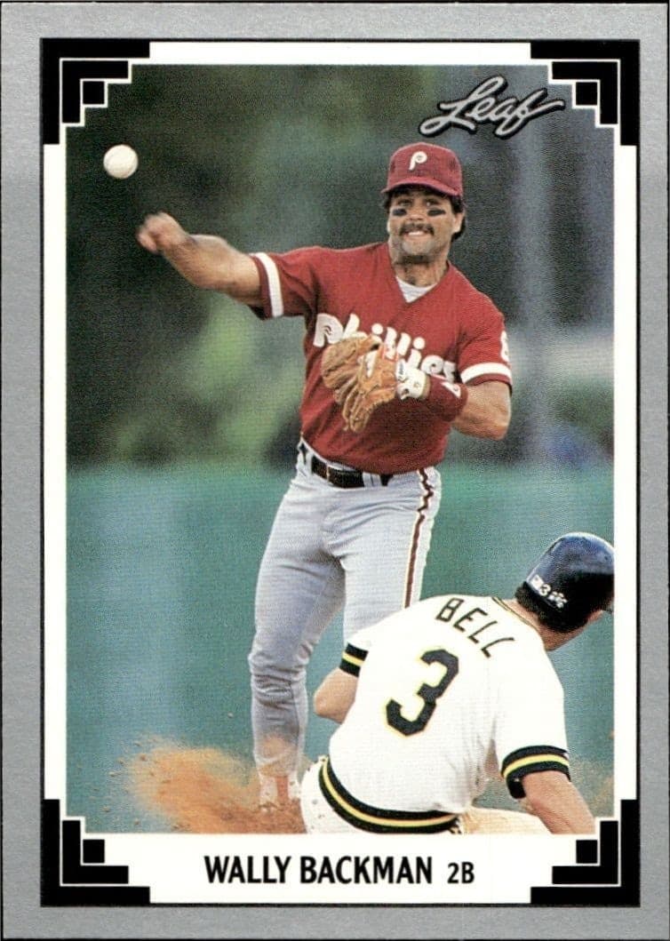 1991 Leaf Wally Backman #482 trading card