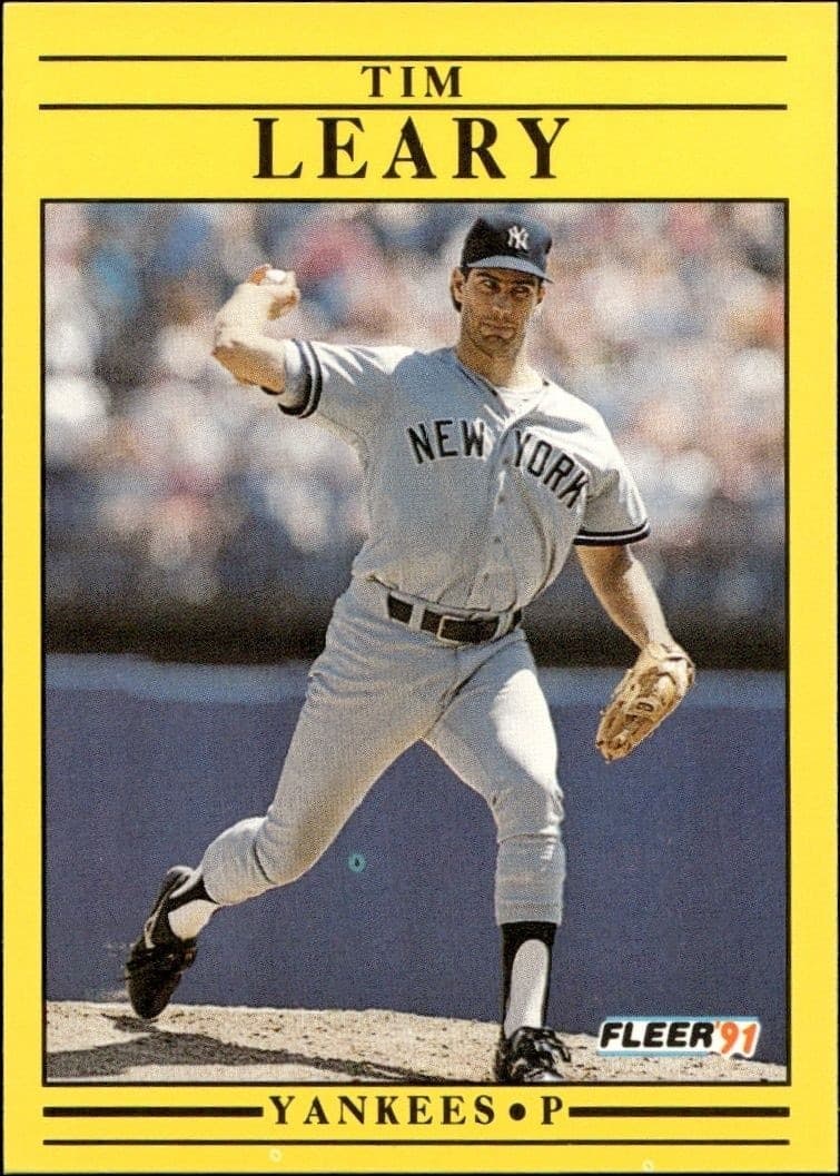 1991 Fleer Tim Leary #670 trading card