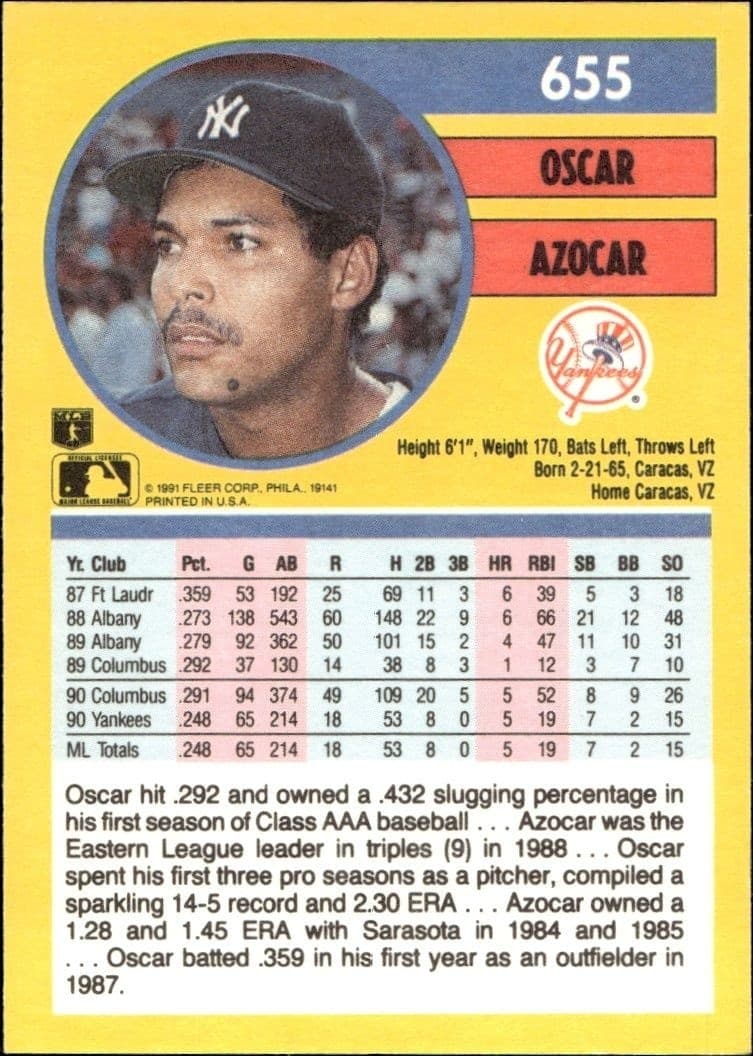 Oscar Azocar - Back