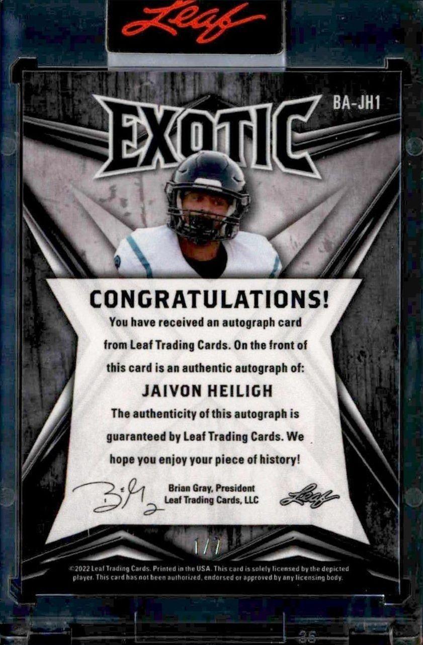 Jaivon Heiligh - Back