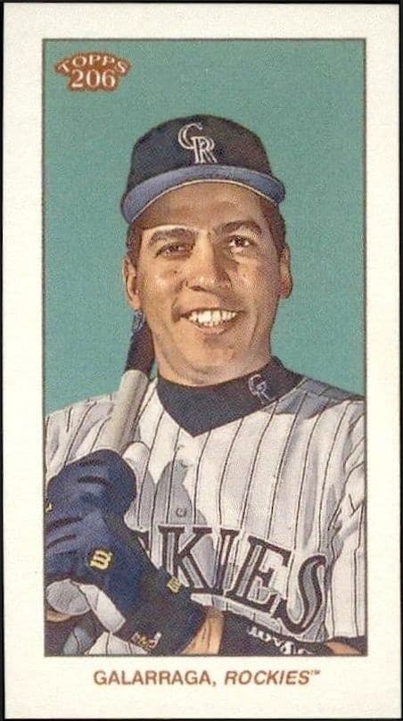 2020 Topps T206 Andres Galarraga trading card