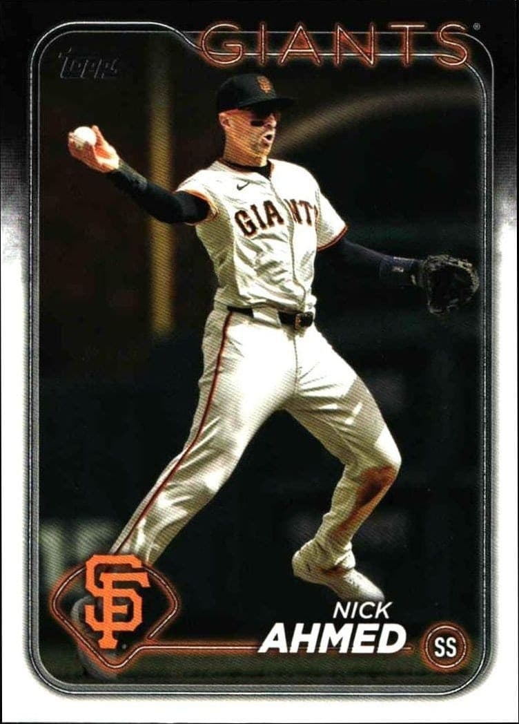 2024 Topps Update Series Nick Ahmed #US98 trading card