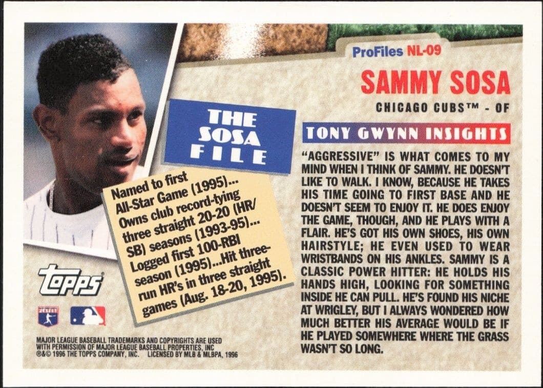 Sammy Sosa - Back