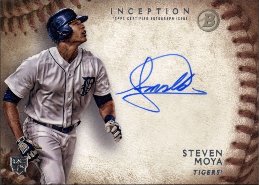 2015 Bowman Inception Steven Moya #RA-SM trading card